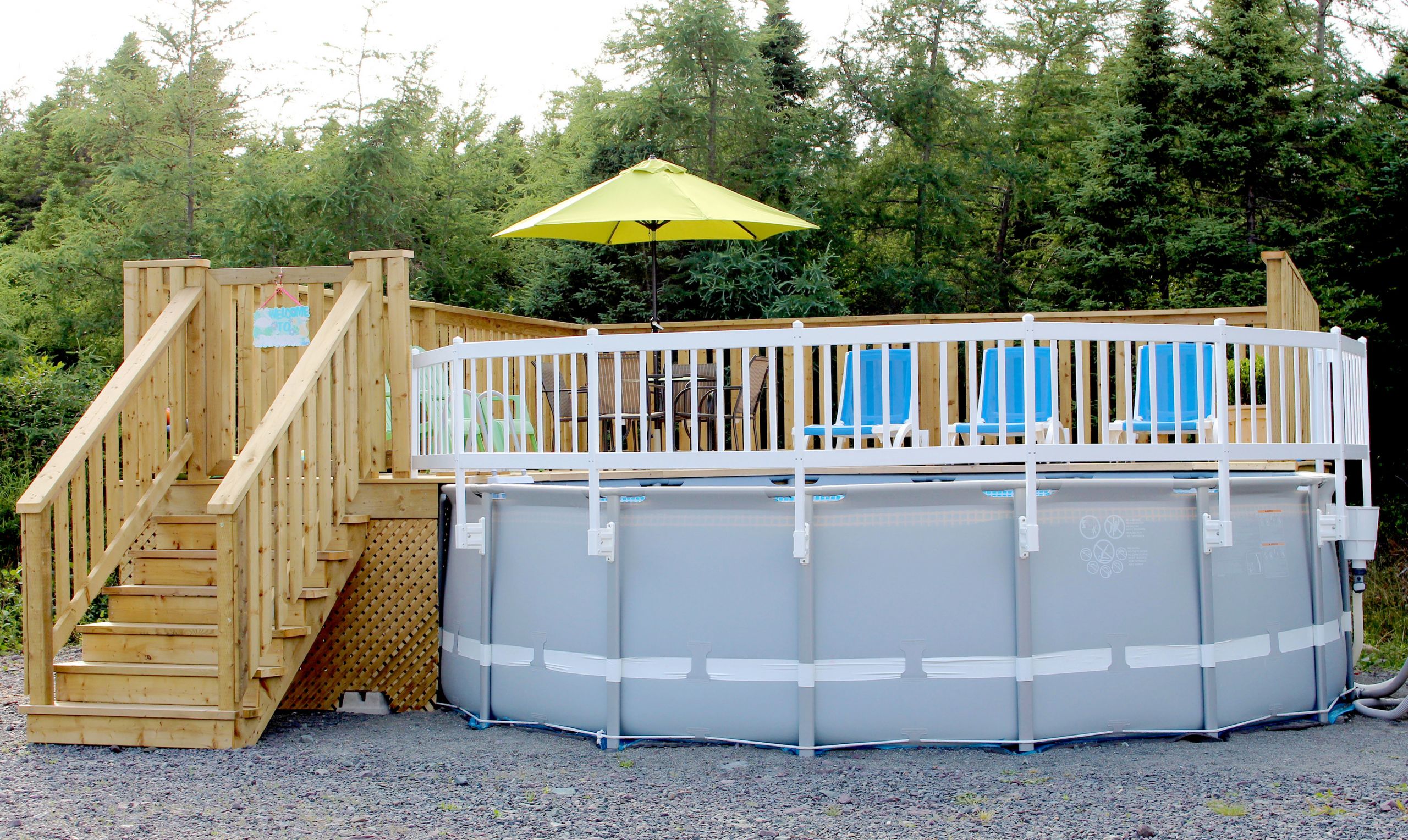 Above Ground Pools Fence Kits
 Vinyl Works Ground Pool Fence Kit Taupe