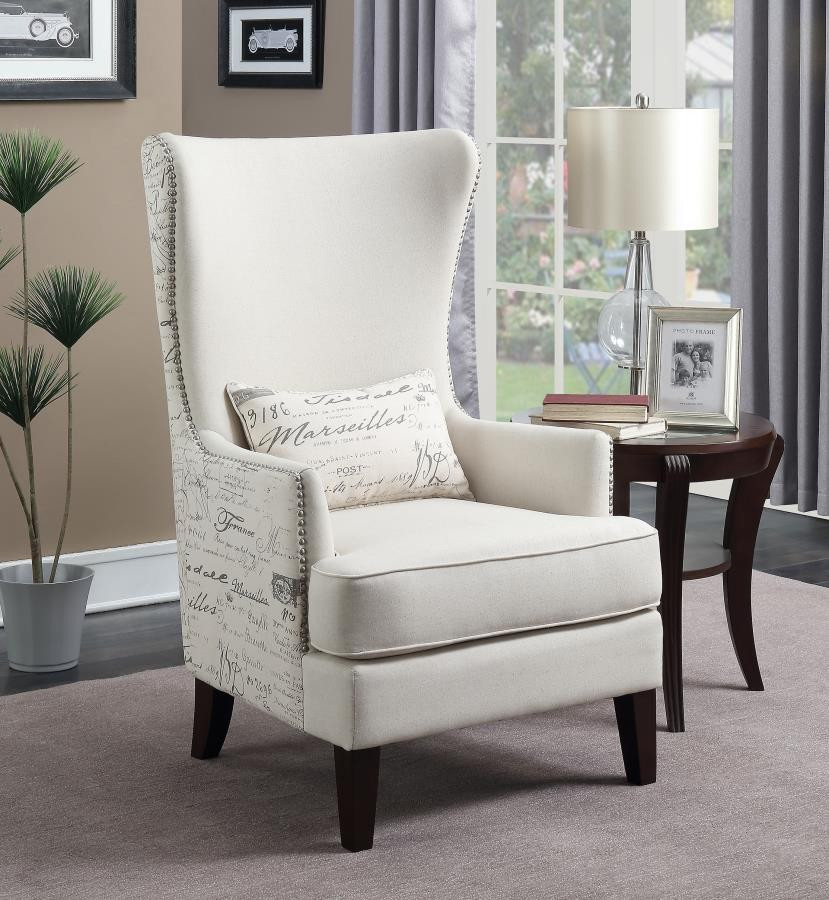 Accent Chairs For Living Room
 Traditional Cream Accent Chair