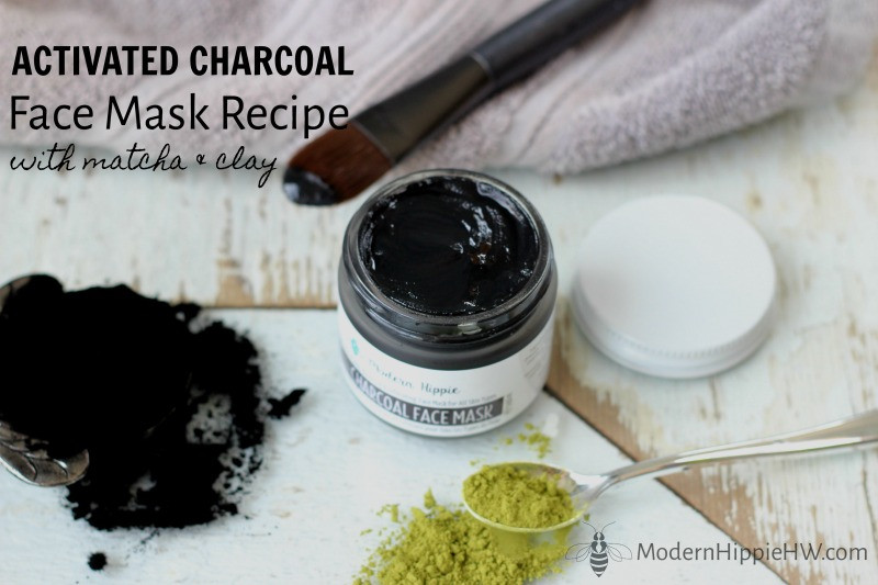 Activated Charcoal Face Mask DIY
 Activated Charcoal Face Mask Recipe with Matcha and Clay