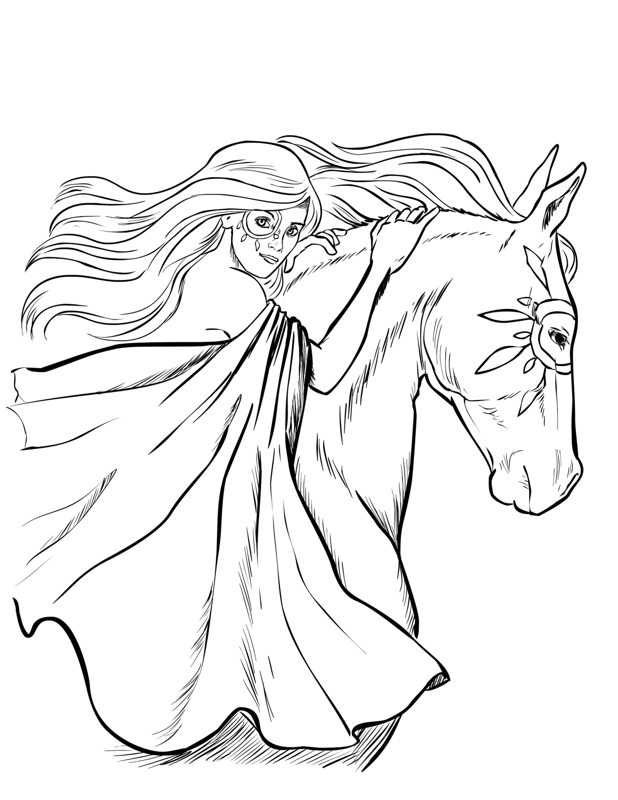 Adult Coloring Book Horse
 FREE HORSE COLORING PAGES