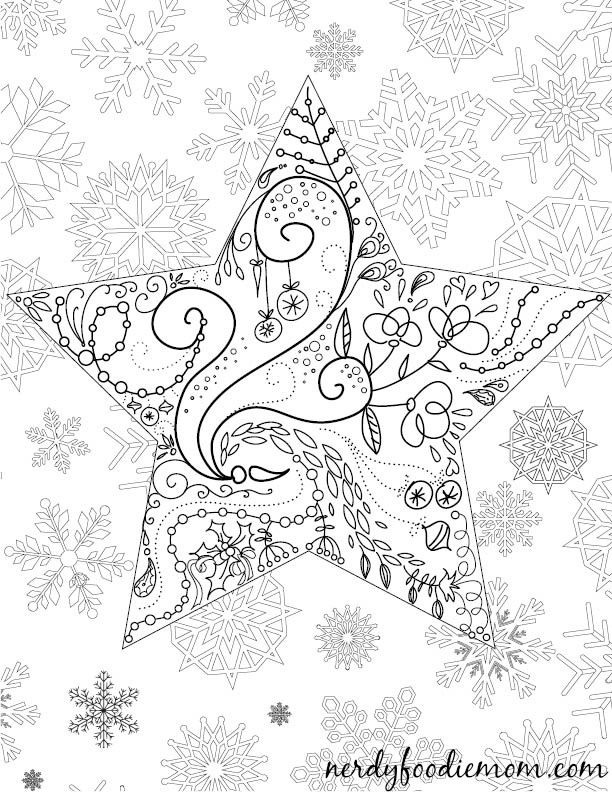 Adult Holiday Coloring Pages
 10 Holiday Coloring Pages and Books