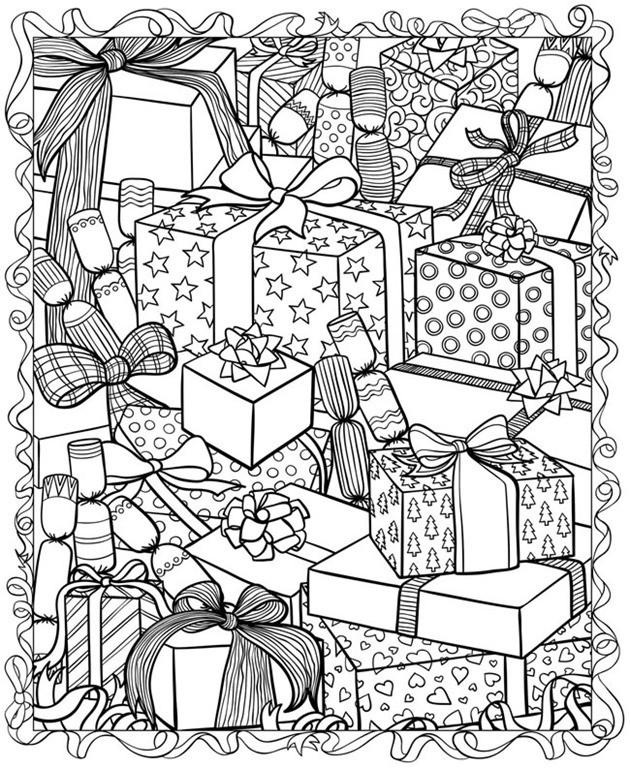 Adult Holiday Coloring Pages
 21 Christmas Printable Coloring Pages