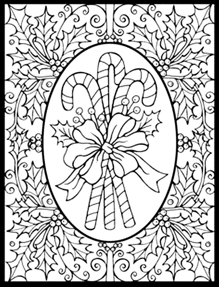 Adult Holiday Coloring Pages
 Serendipity Adult Coloring pages Seasonal Winter Christmas