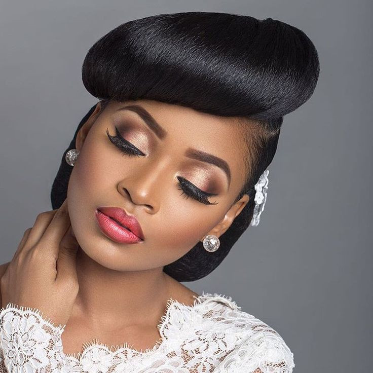 African American Wedding Makeup
 742 best Wedding Hair Styles images on Pinterest