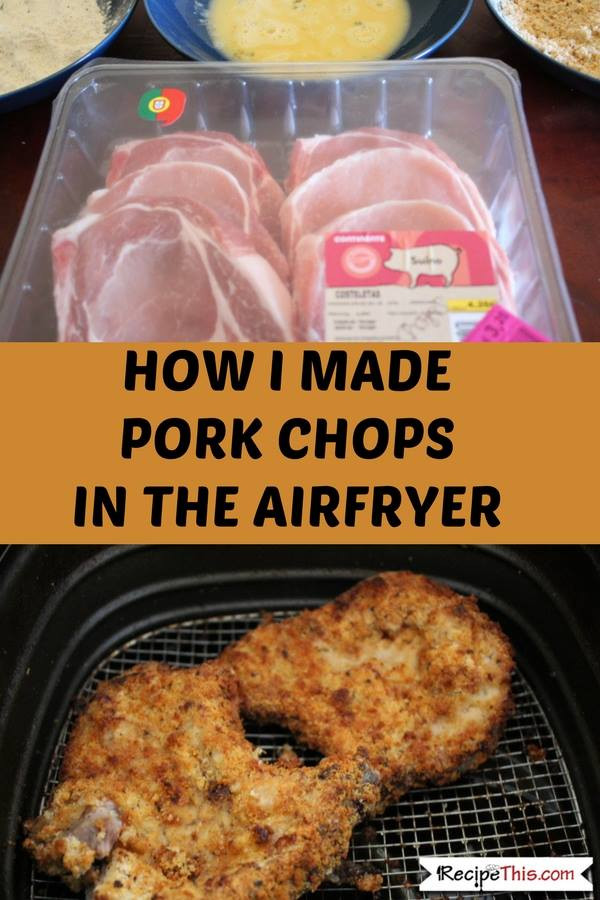 Air Fryer Bone In Pork Chops
 Breaded Air Fryer Pork Chops