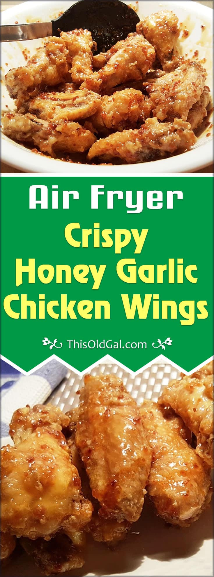 Air Fryer Crispy Chicken Wings
 Air Fryer Crispy Honey Garlic Chicken Wings