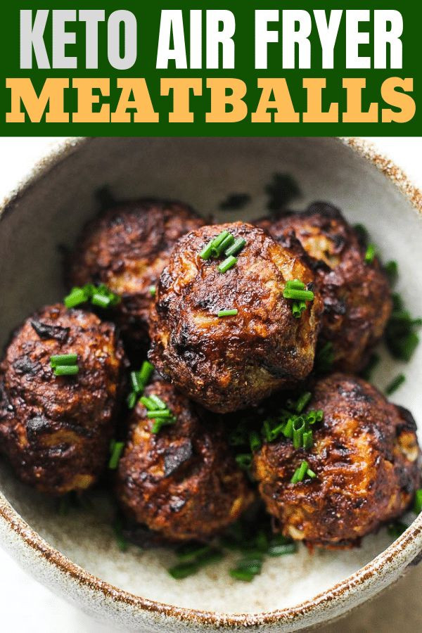 Air Fryer Ground Beef Recipes
 Juicy healthy ground beef air fryer meatballs Use them as