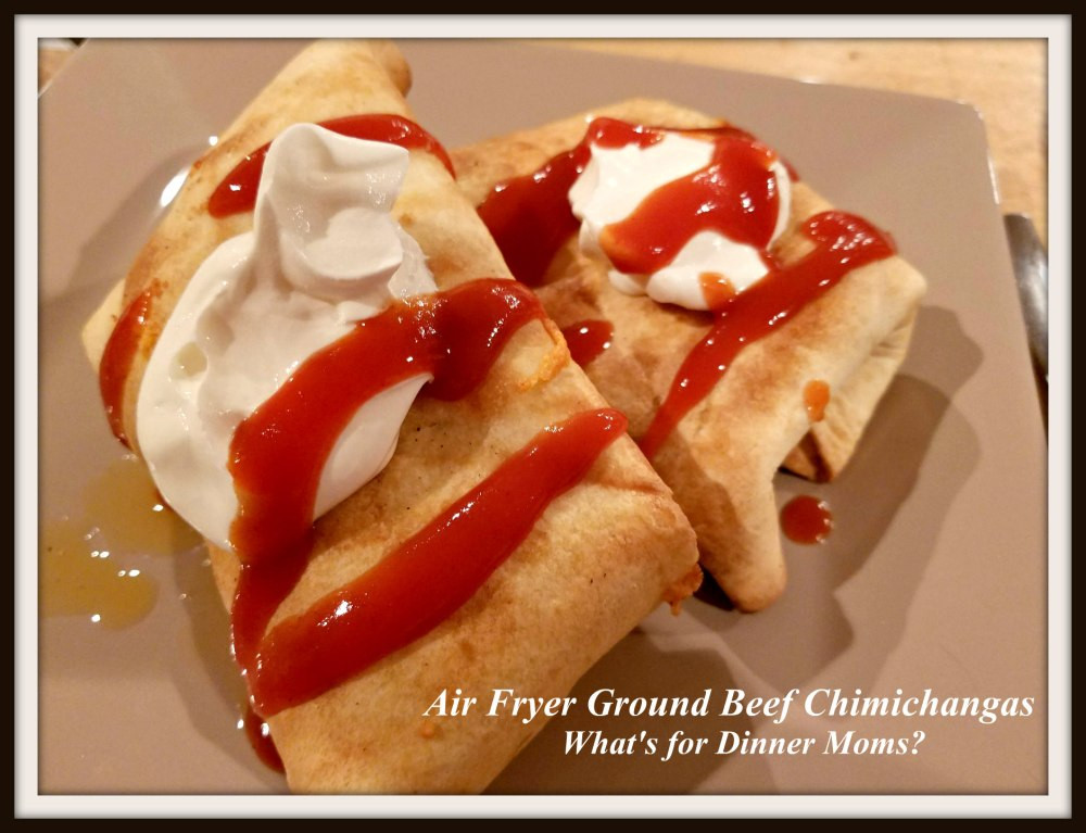 Air Fryer Ground Beef Recipes
 Air Fryer Ground Beef Chimichangas – What s for Dinner Moms