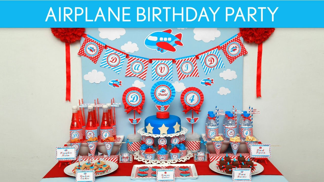 Airplane Birthday Party Decorations
 Airplane Birthday Party Ideas Airplane B33