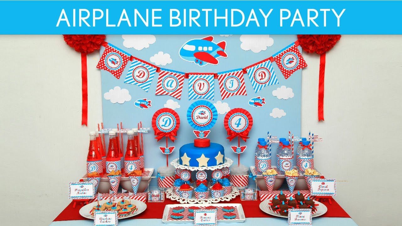 Airplane Themed Birthday Party Ideas
 Airplane Birthday Party Ideas Airplane B33