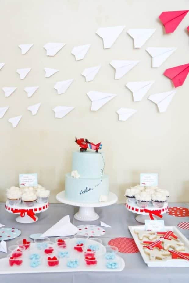 Airplane Themed Birthday Party Ideas
 Airplane Birthday Party Spaceships and Laser Beams