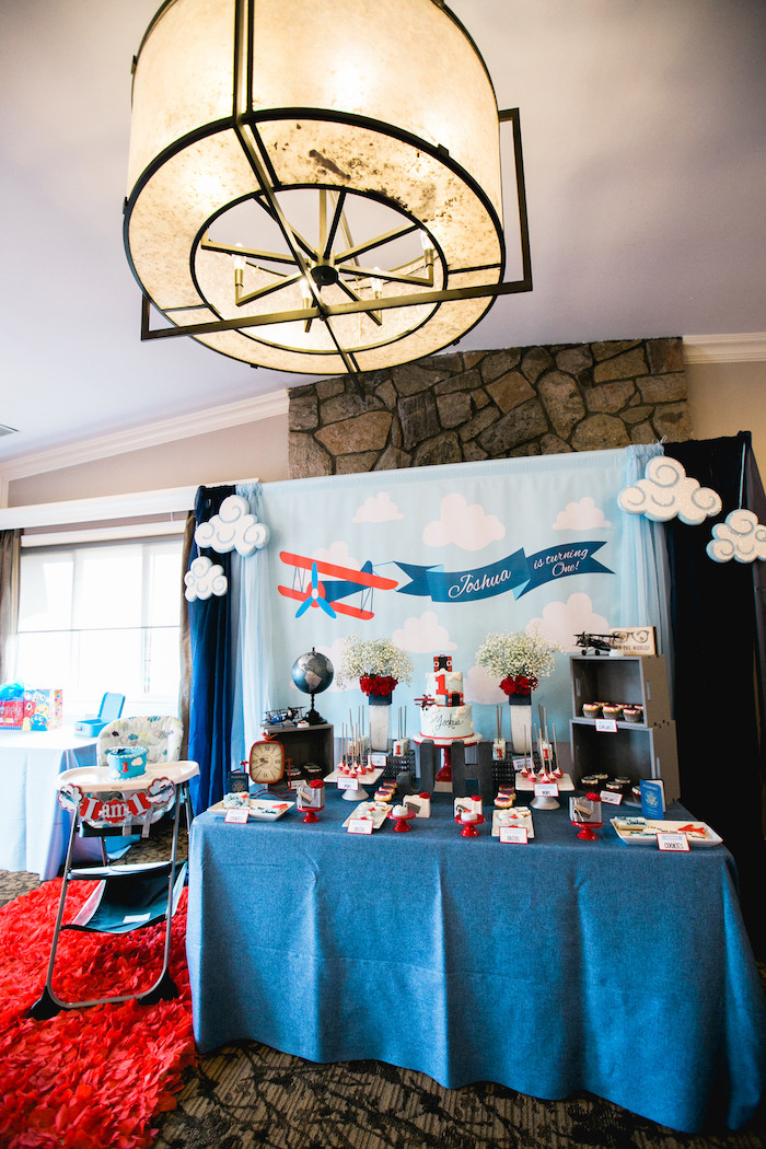 Airplane Themed Birthday Party Ideas
 Kara s Party Ideas "Time Flies" Airplane Birthday Party