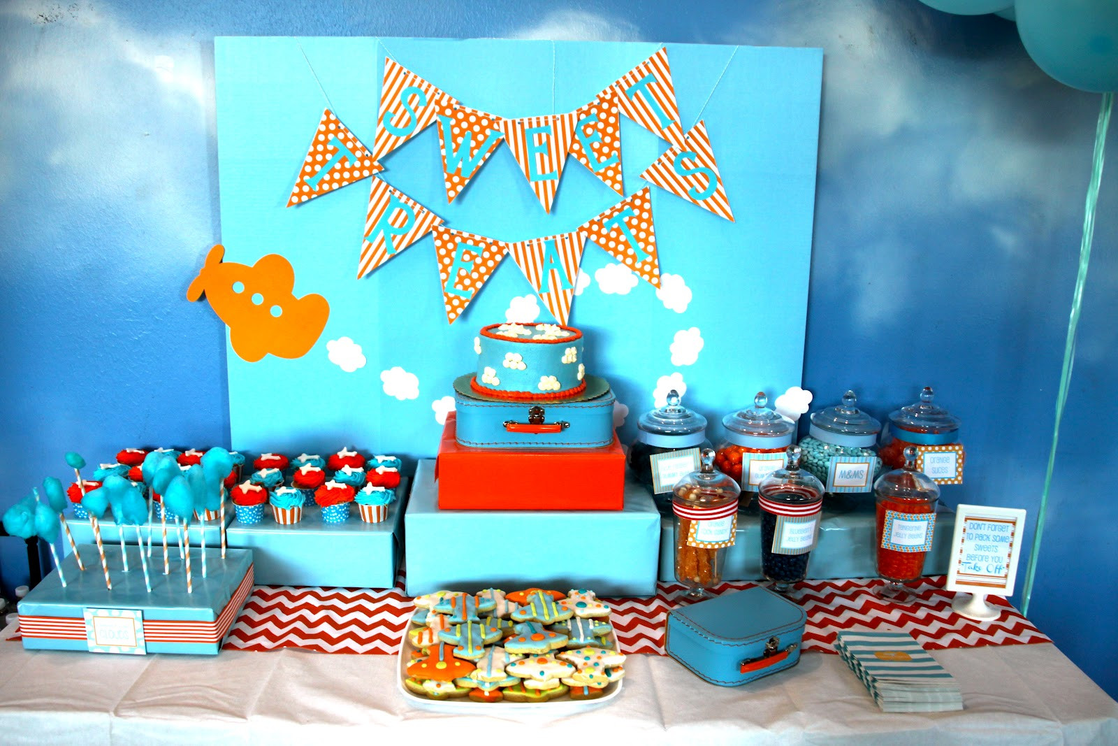 Airplane Themed Birthday Party Ideas
 Daily Dimples Airplane Party Details