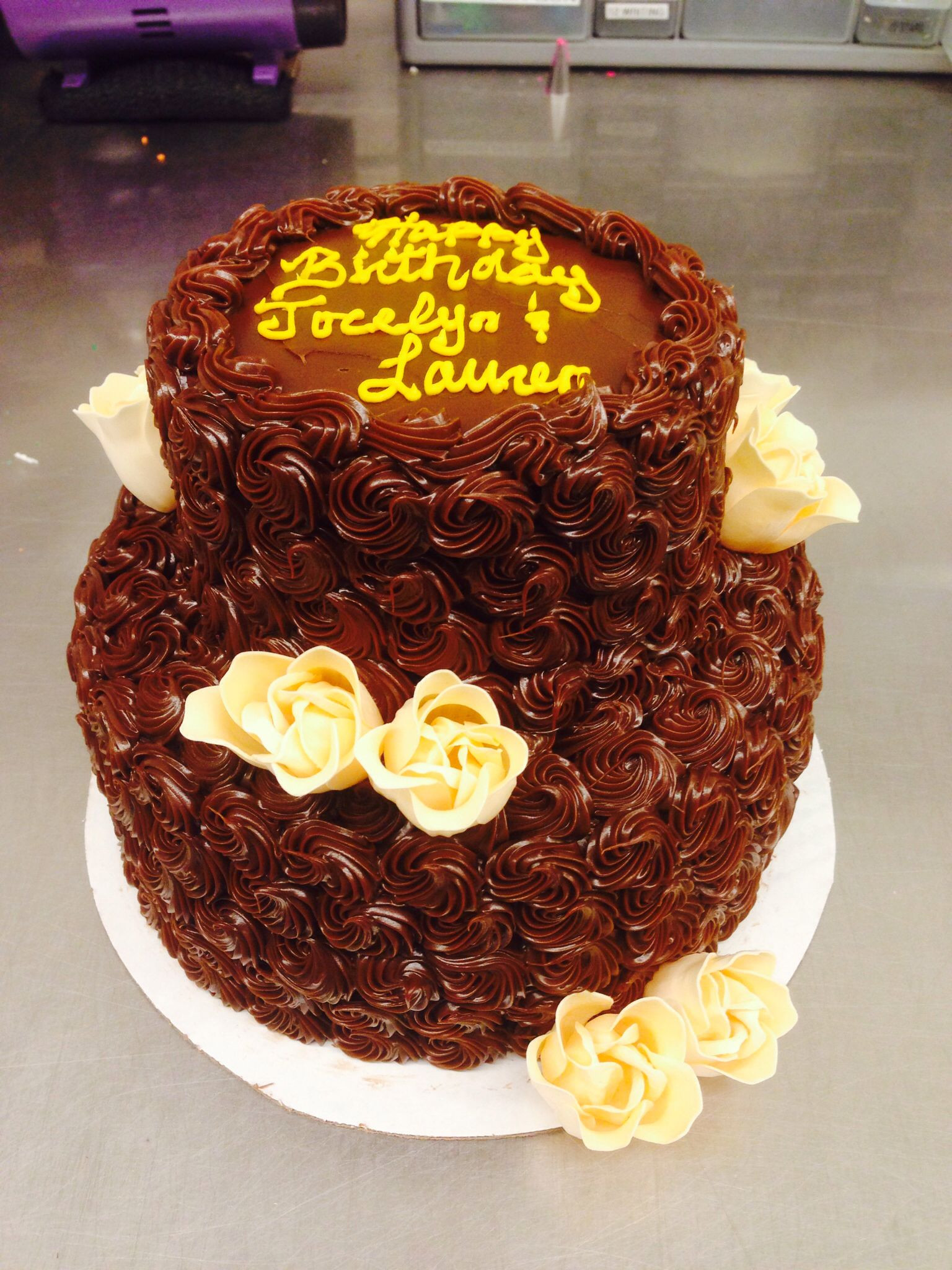 Albertsons Birthday Cake Designs
 Albertsons custom Fudge Tier Cake