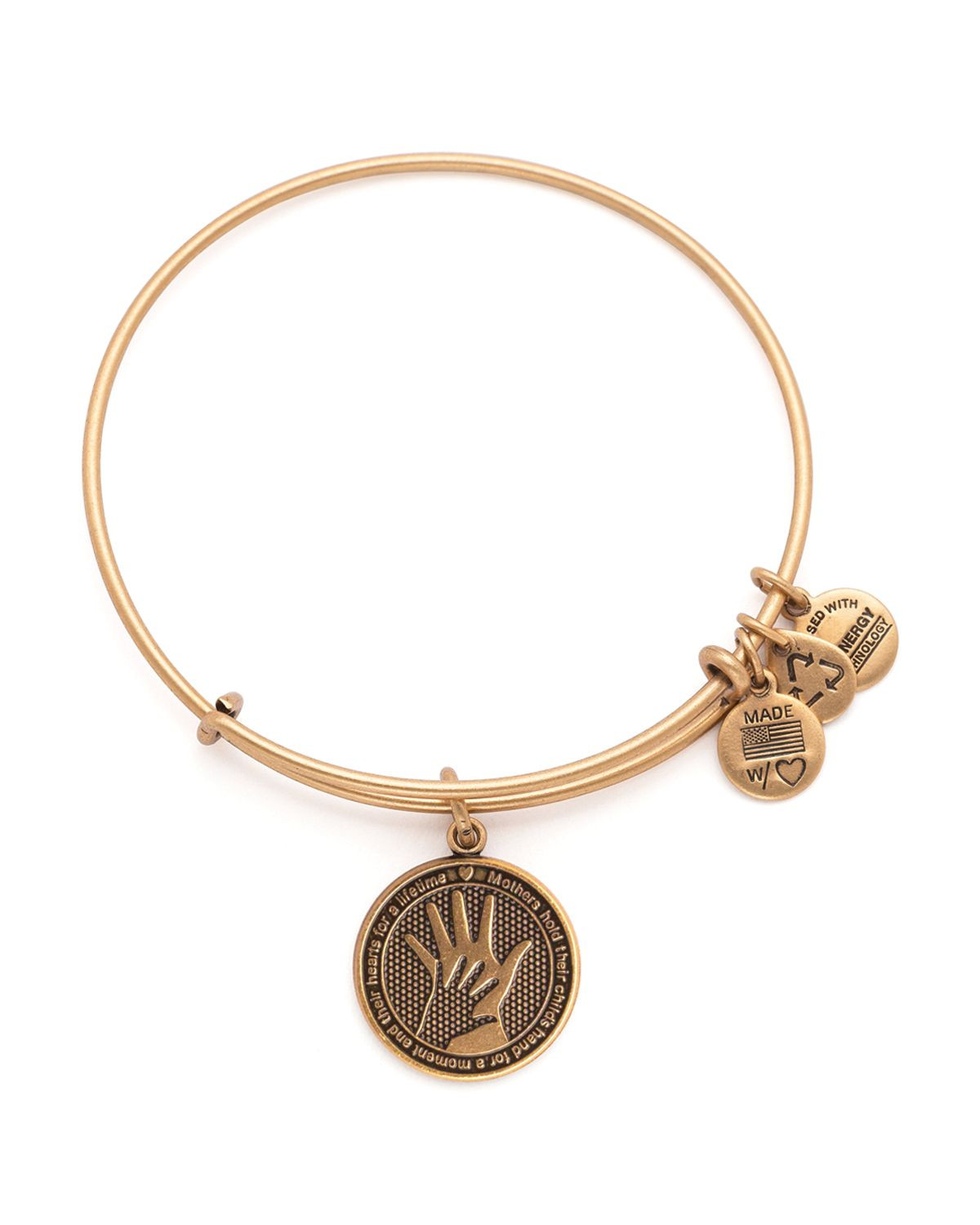 Alex And Ani Bracelets   Lyst Alex and ani Hand In Hand Expandable Wire Bangle in
