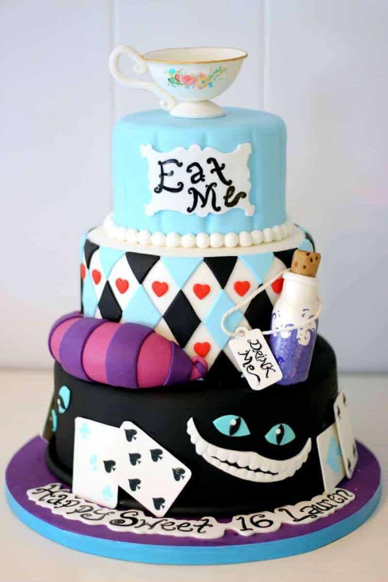 Alice In Wonderland Birthday Cake
 10 Mad Hatter Cake Ideas From Alice In Wonderland · The