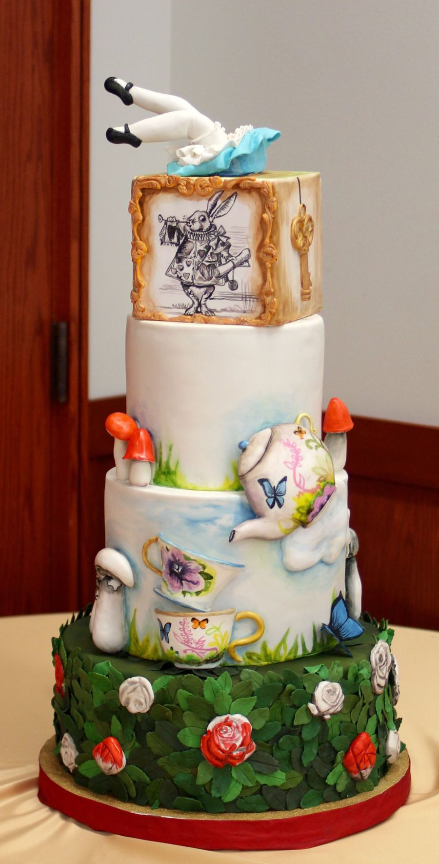 Alice In Wonderland Birthday Cake
 Alice In Wonderland Cake CakeCentral