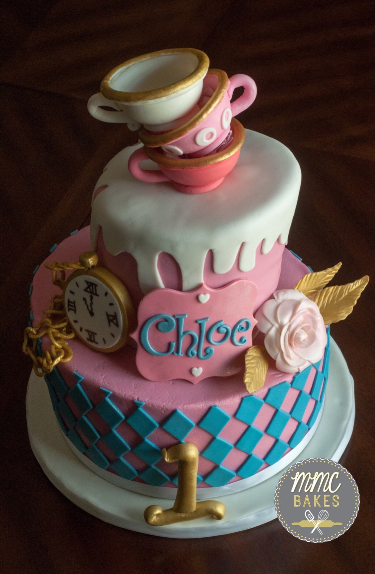 Alice In Wonderland Birthday Cake
 Alice In Wonderland Cake & Cupcakes – MMC Bakes