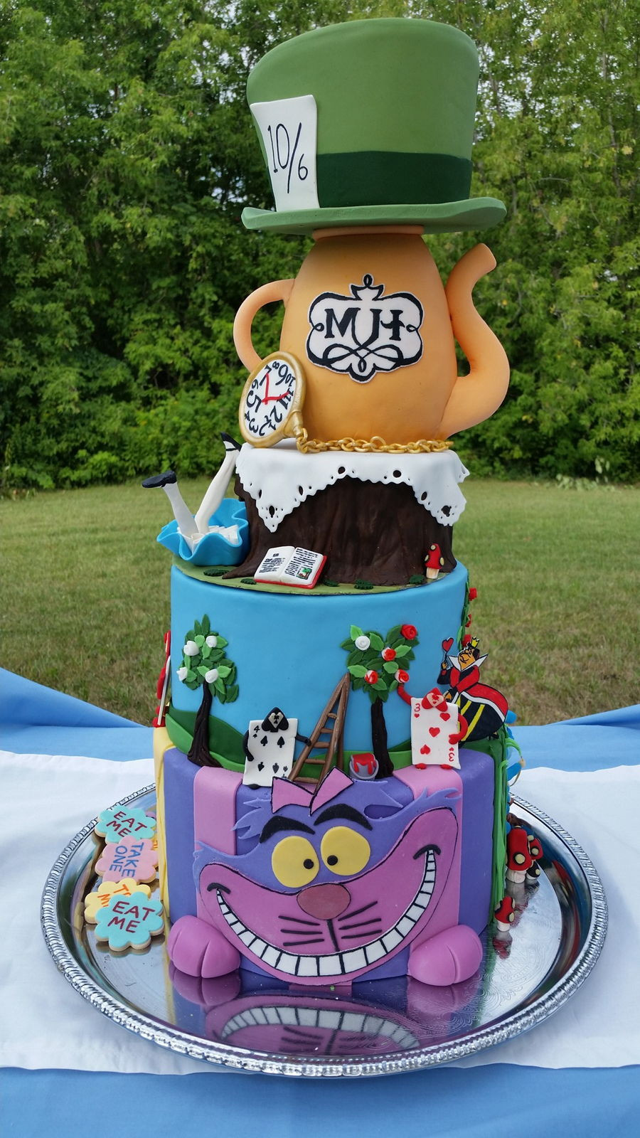 Alice In Wonderland Birthday Cake
 Alice In Wonderland Merry Un Birthday Cake CakeCentral