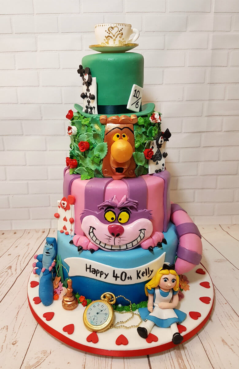 Alice In Wonderland Birthday Cake
 Alice in Wonderland Cake Quality Cake pany Tamworth