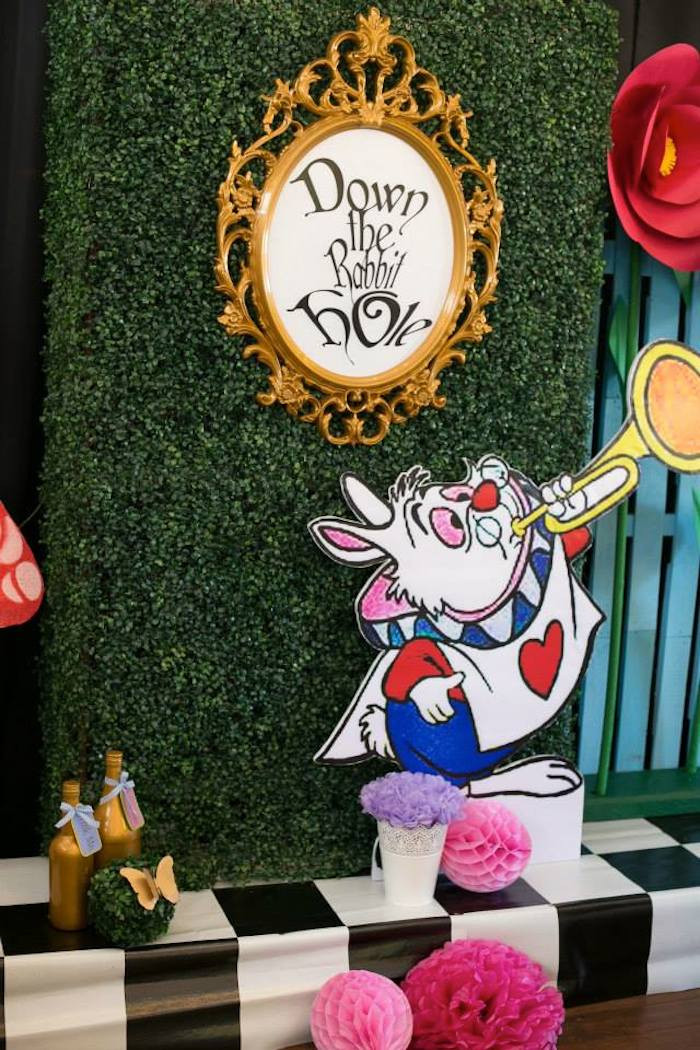 Alice In Wonderland Birthday Party Supplies
 Kara s Party Ideas Alice In Wonderland Birthday Party