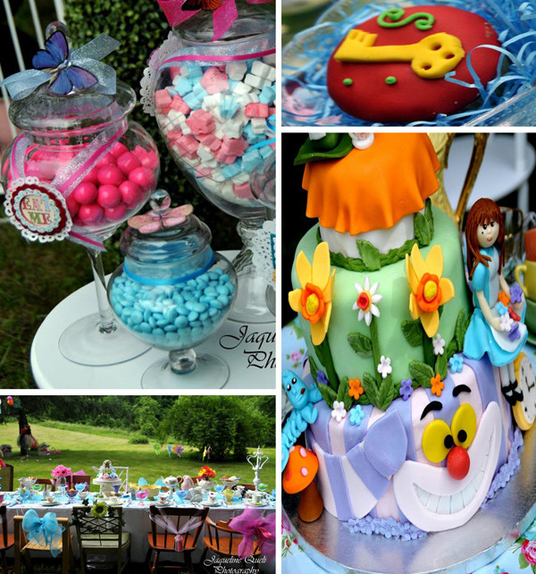 Alice In Wonderland Birthday Party Supplies
 Kara s Party Ideas Alice in Wonderland Birthday Party