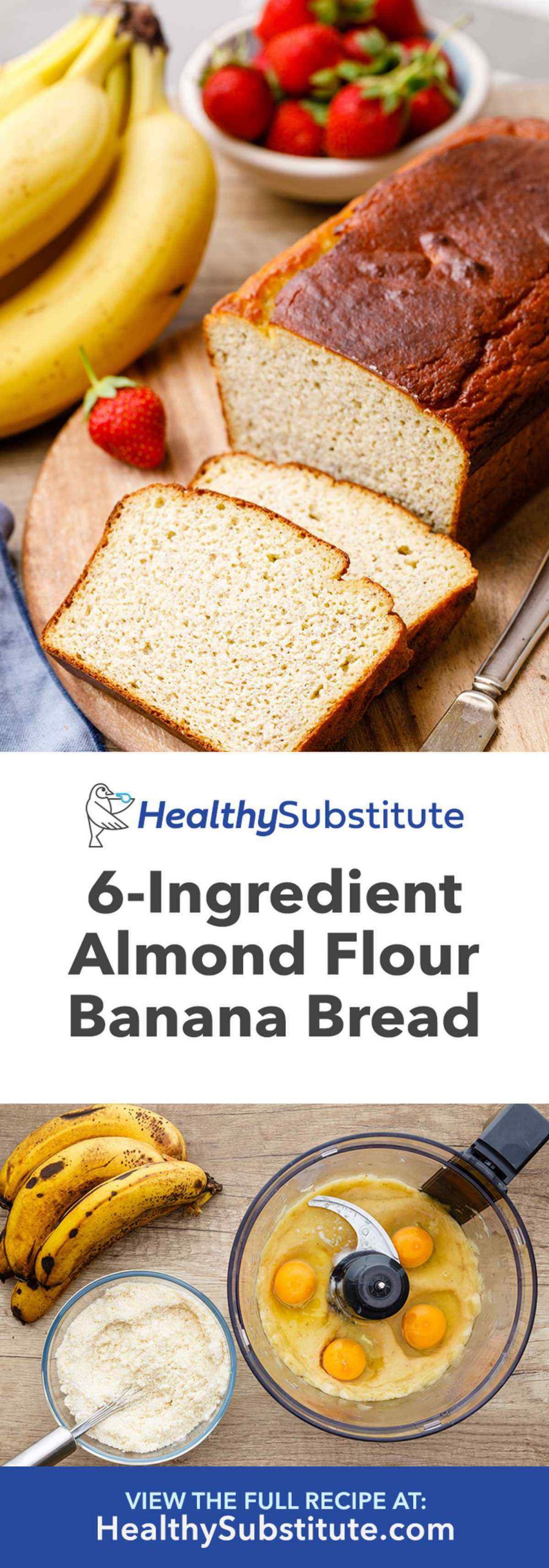 Almond Flour Banana Bread Paleo
 6 Ingre nt Almond Flour Paleo Banana Bread Recipe Try