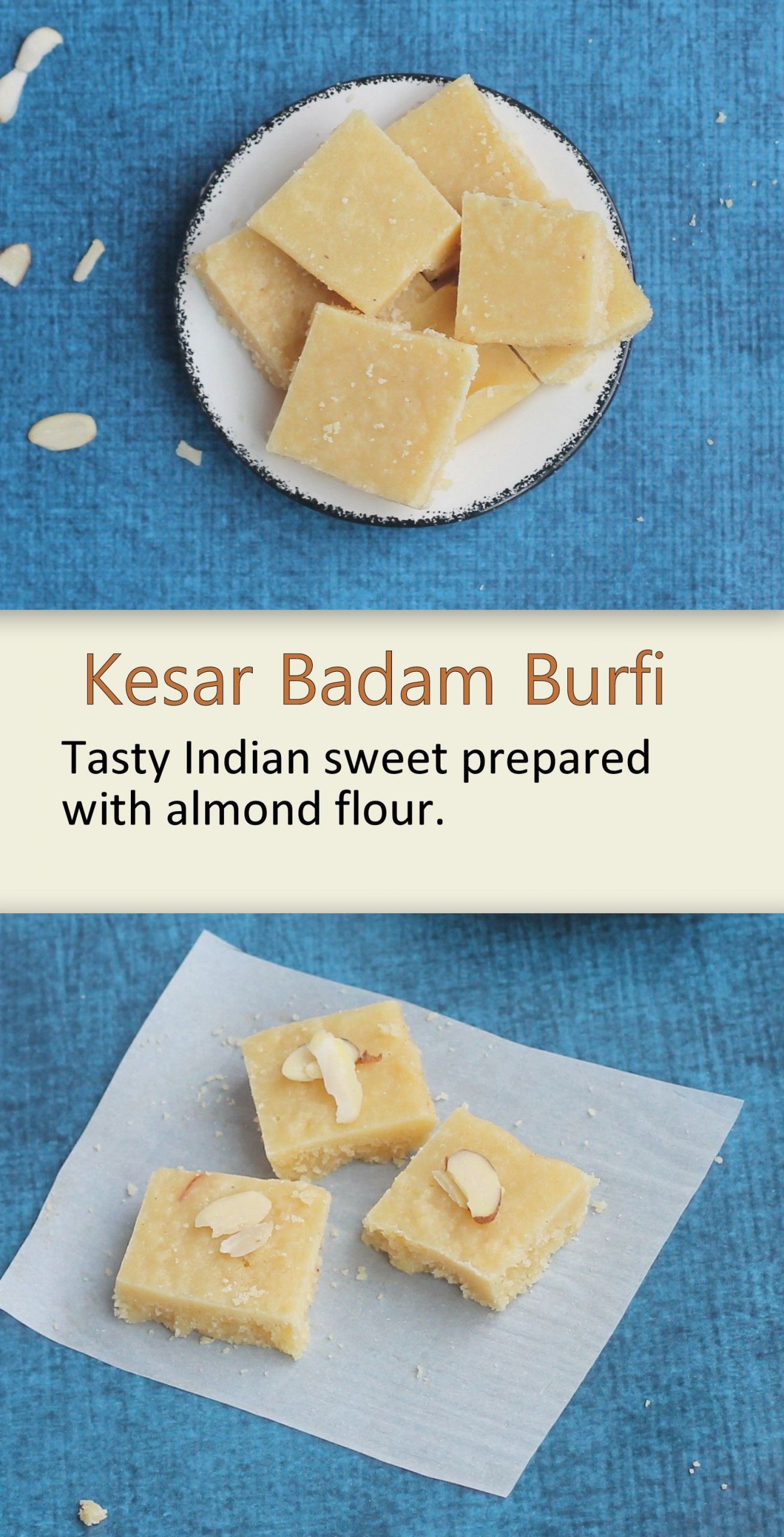 Almond Flour Recipes Indian
 Almond Burfi Badam Kesar Burfi Recipe