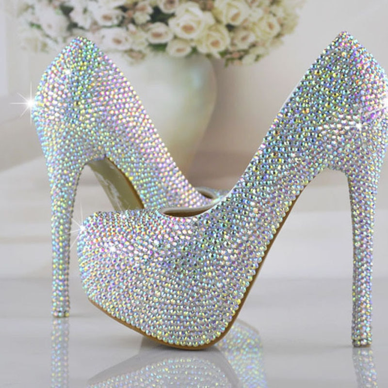 Amazing Wedding Shoes
 Fashion Bridal High Heels Prom Evening Party Pumps Amazing