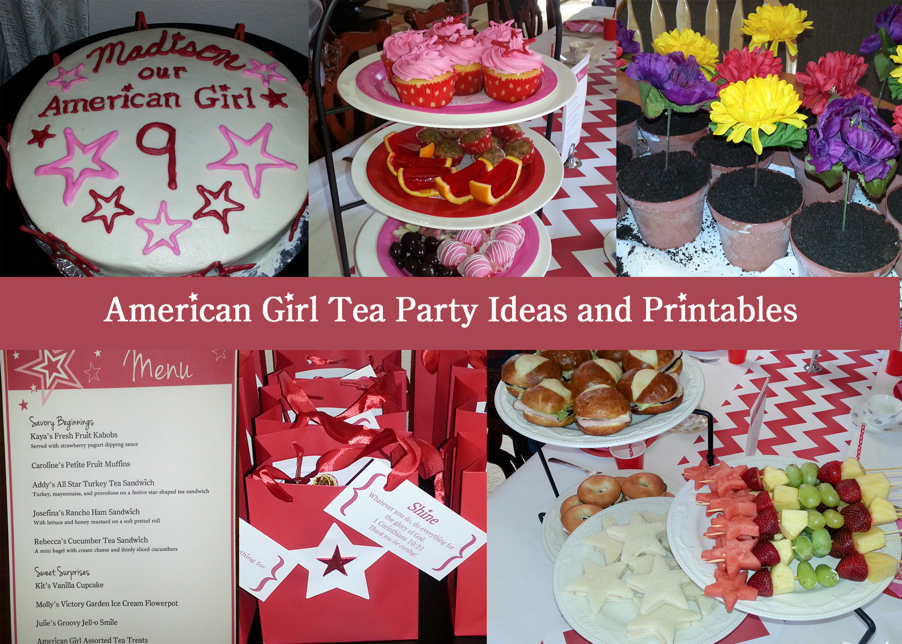 American Girl Tea Party Food Ideas
 American Girl Tea Party Ideas and Printables – Bakerlady