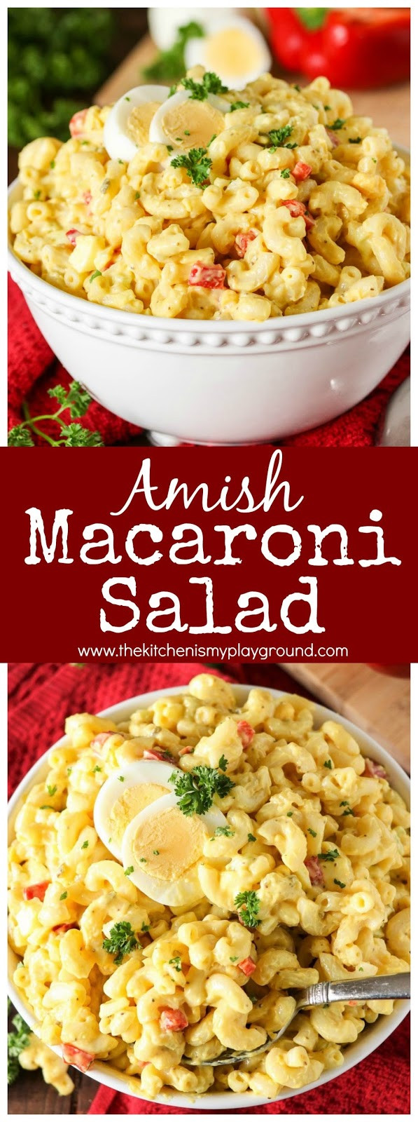 Amish Macaroni Salad
 Amish Macaroni Salad The Kitchen is My Playground