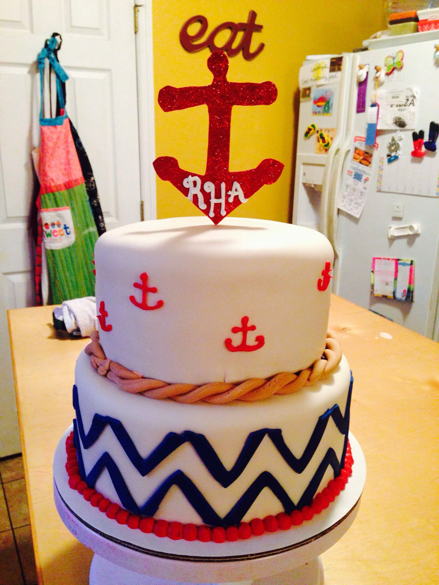 Anchor Birthday Cakes
 Pin by Cuppy Cakes on Cuppy cakes