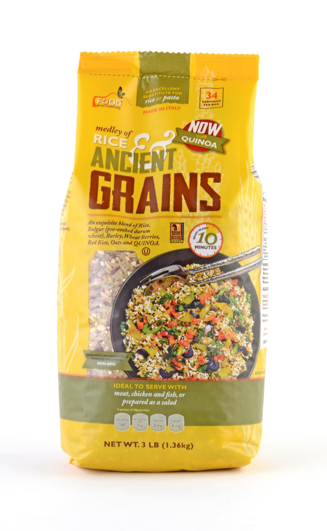 Ancient Grain Quinoa
 Medley of Rice & Ancient Grains with Quinoa 3lb Walmart