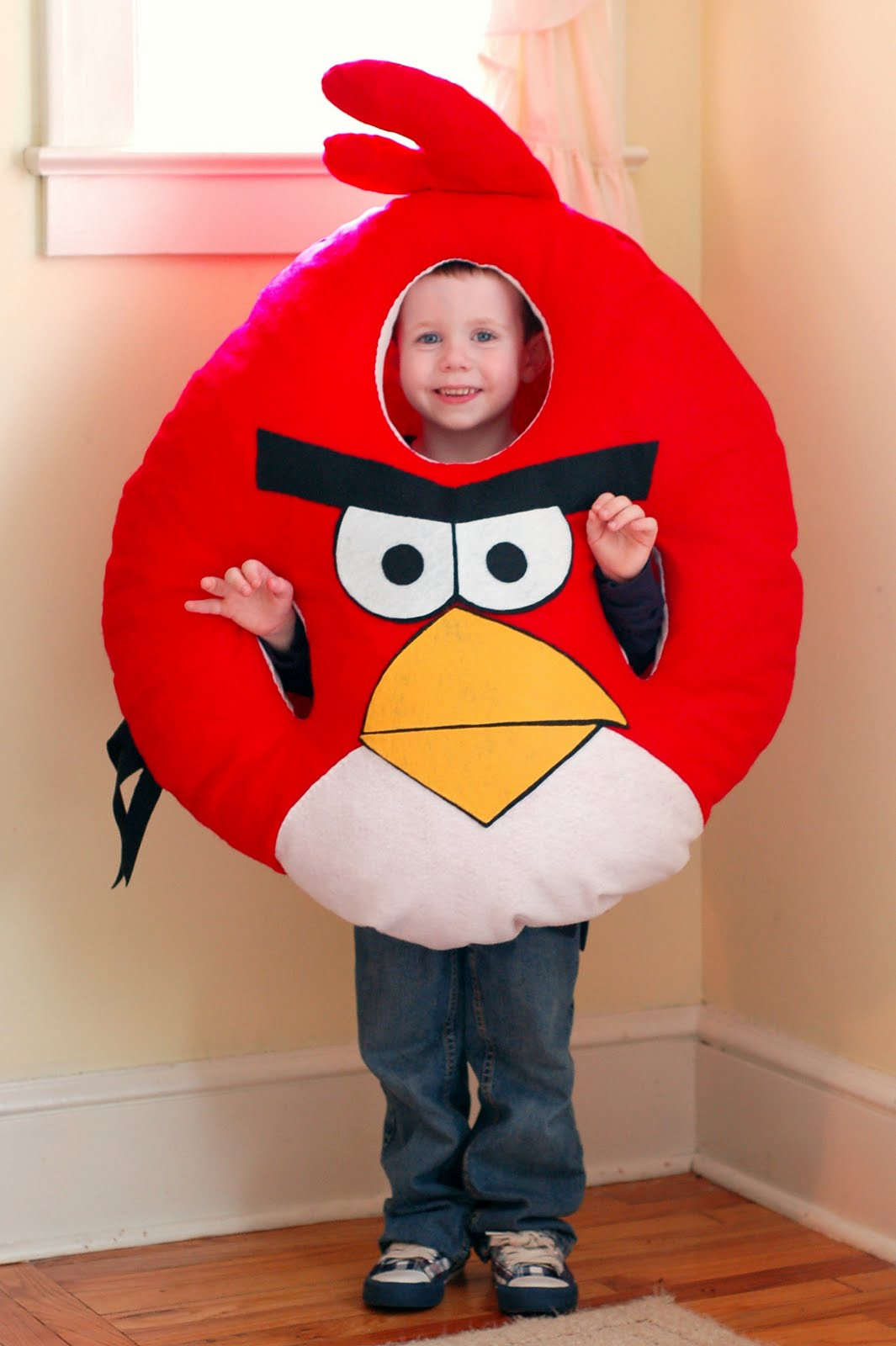 Angry Bird Costume DIY
 I m the crazy lady with all the babies Homemade Angry