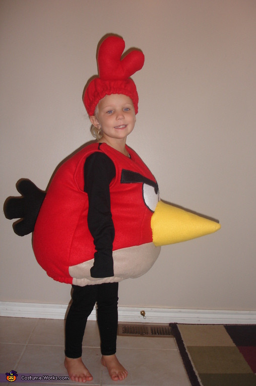 Angry Bird Costume DIY
 Homemade Angry Birds Costumes for Kids 3 6
