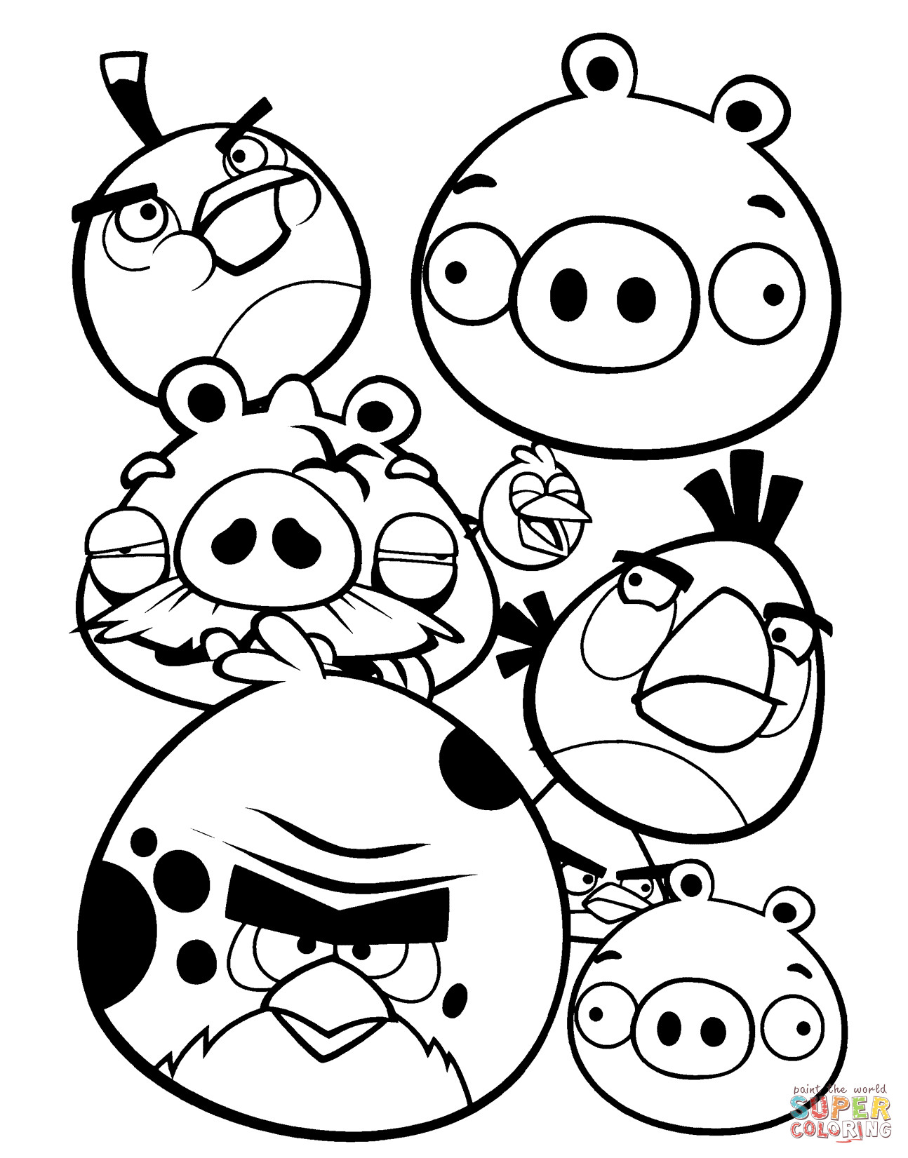 Angry Bird Printable Coloring Pages
 15 Best Printable Angry Birds Colouring Pages for Kids