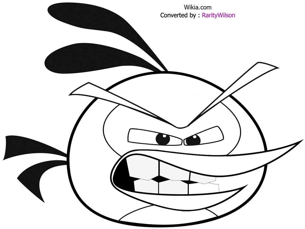 Angry Bird Printable Coloring Pages
 Angry Birds Character Coloring Pages