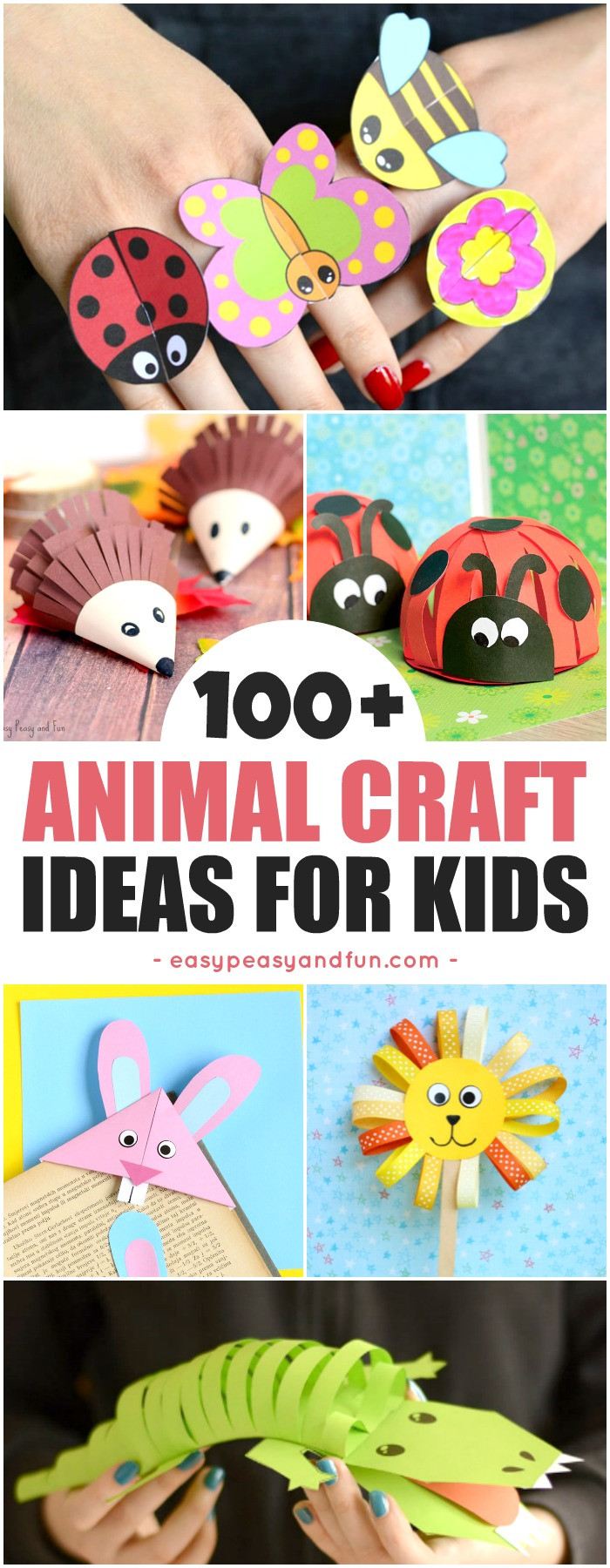 Animal Art Projects For Kids
 Animal Crafts for Kids Easy Peasy and Fun