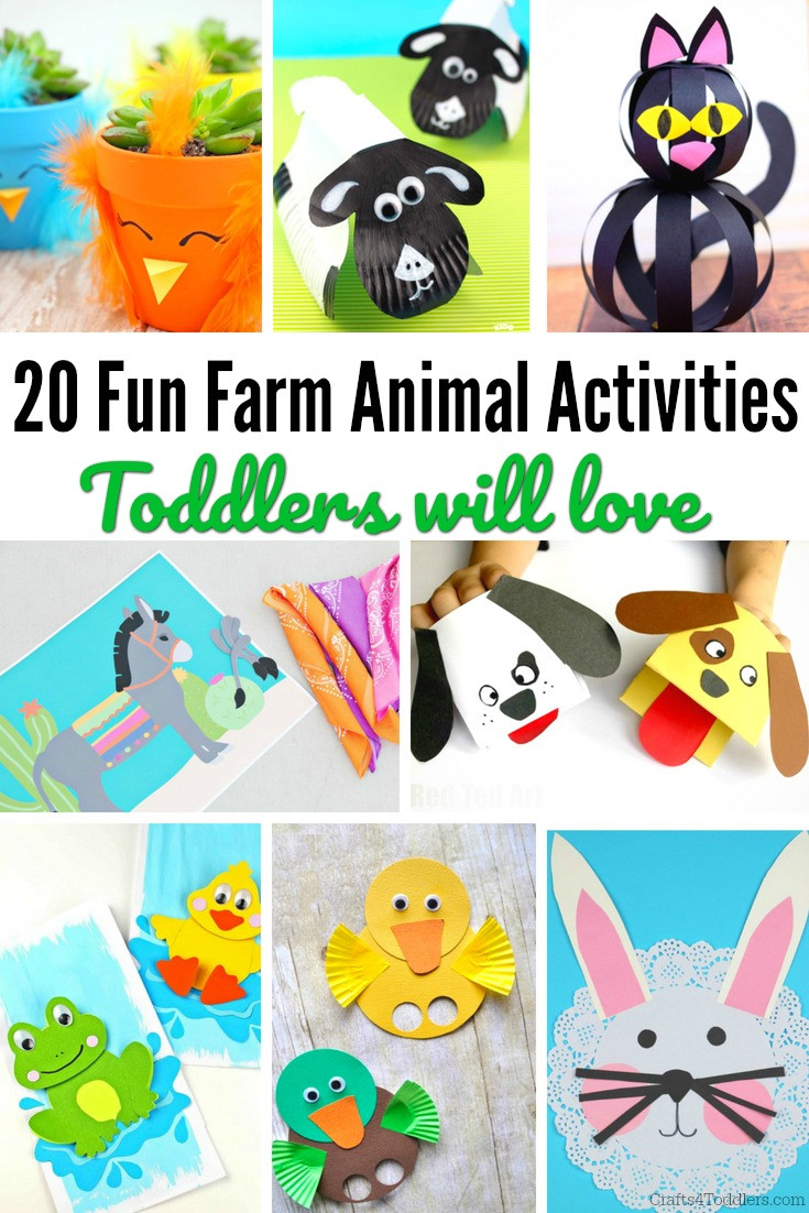 Animal Art Projects For Kids
 20 Fun Farm Animal Activities for Toddlers Crafts 4 Toddlers