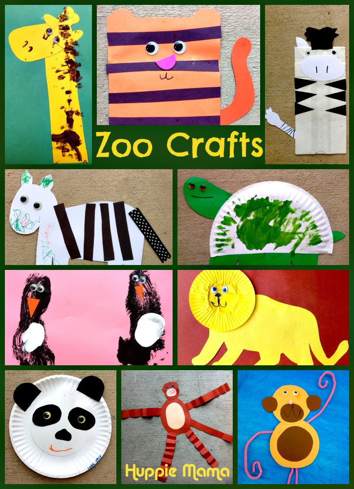Animal Art Projects For Kids
 10 Zoo Animal Preschool Crafts Our Potluck Family