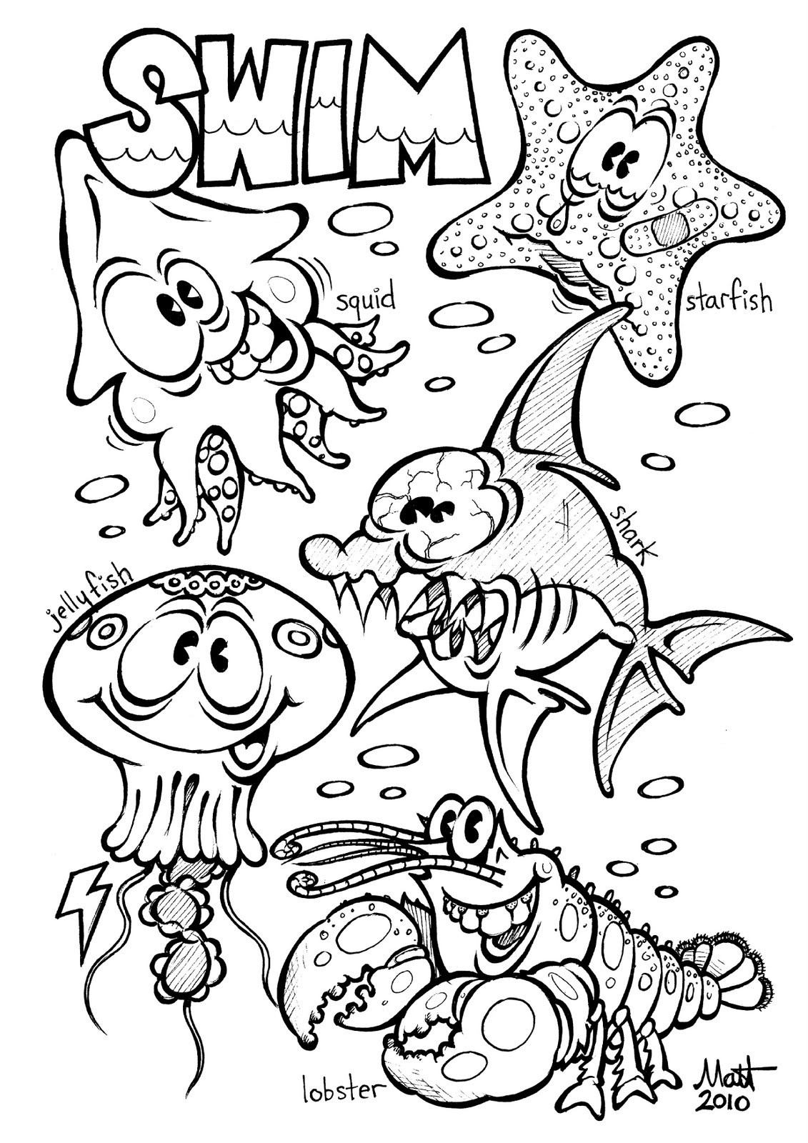 Animals Coloring Pages For Kids
 Free Printable Ocean Coloring Pages For Kids
