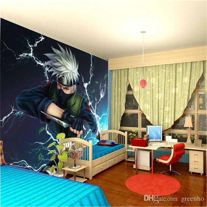 Anime Bedroom Wallpaper
 Japanese Anime Naruto Wall Mural Kakashi Wallpaper