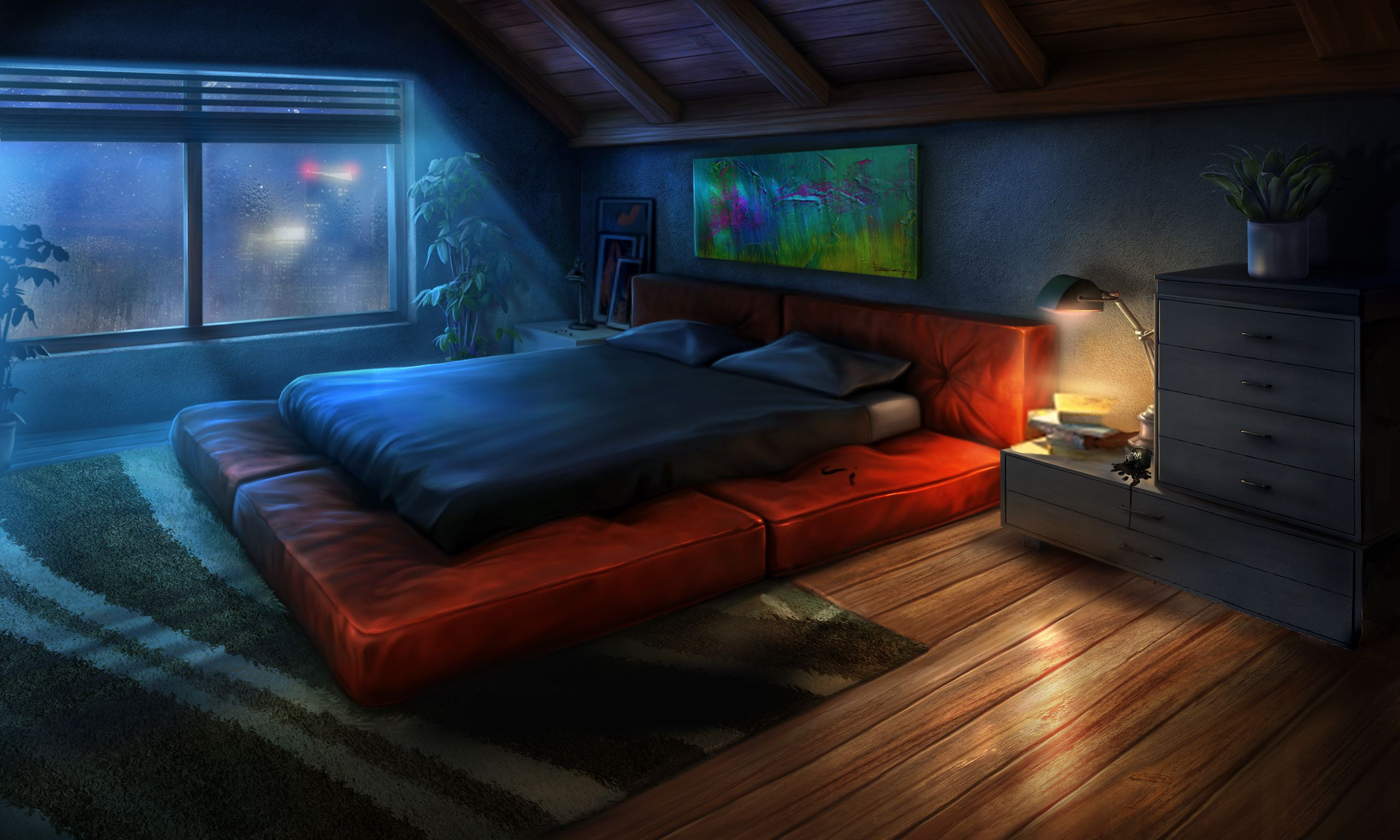 Anime Bedroom Wallpaper
 Scenery Anime Bedroom Wallpaper Gambarku