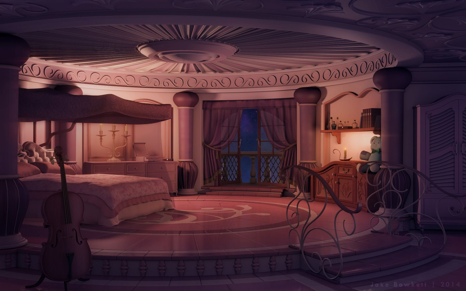 Anime Bedroom Wallpaper
 princess room Szukaj w Google