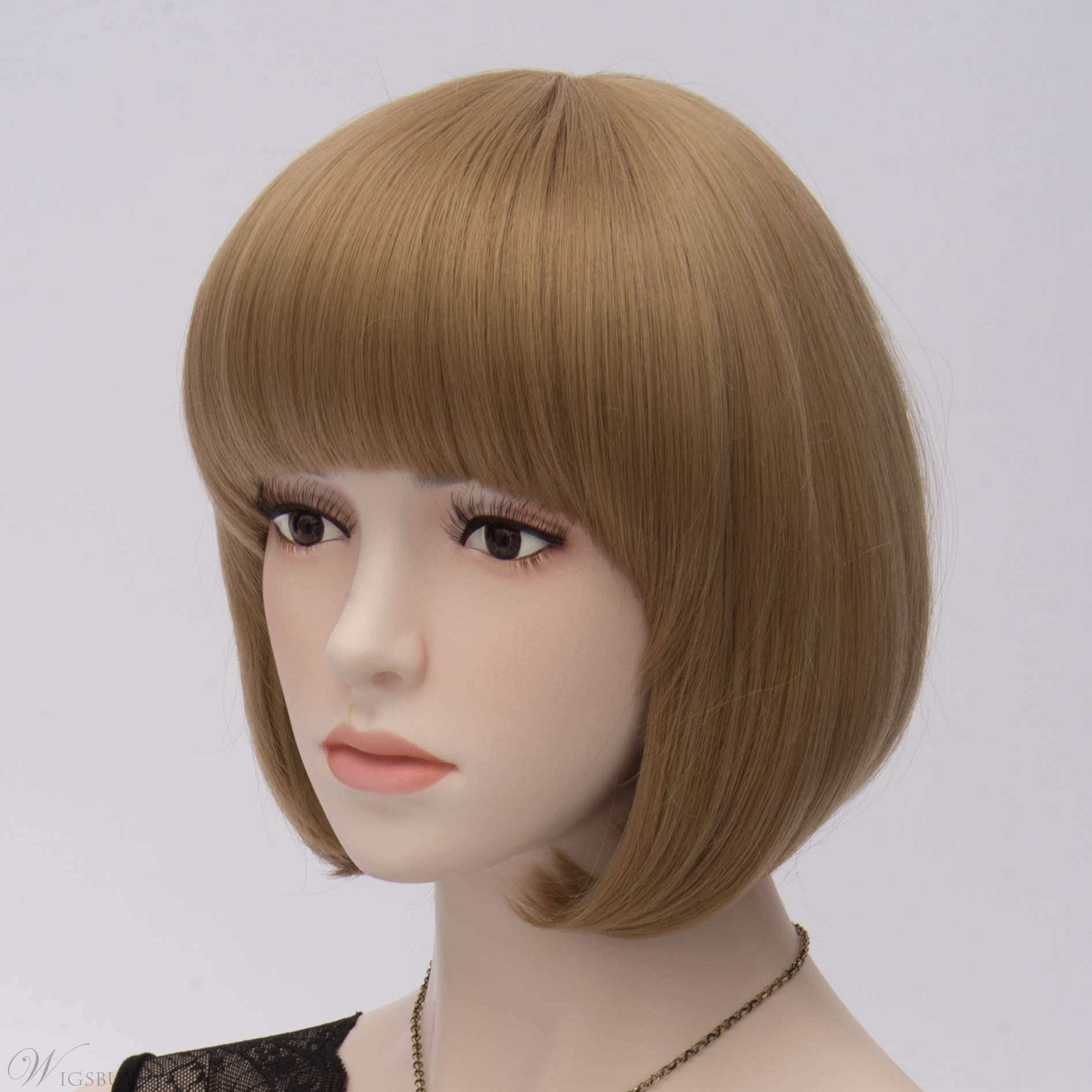 Anime Bob Hairstyle
 Cute Brown Bob Hairstyle Anime Festival Cosplay Party Wig