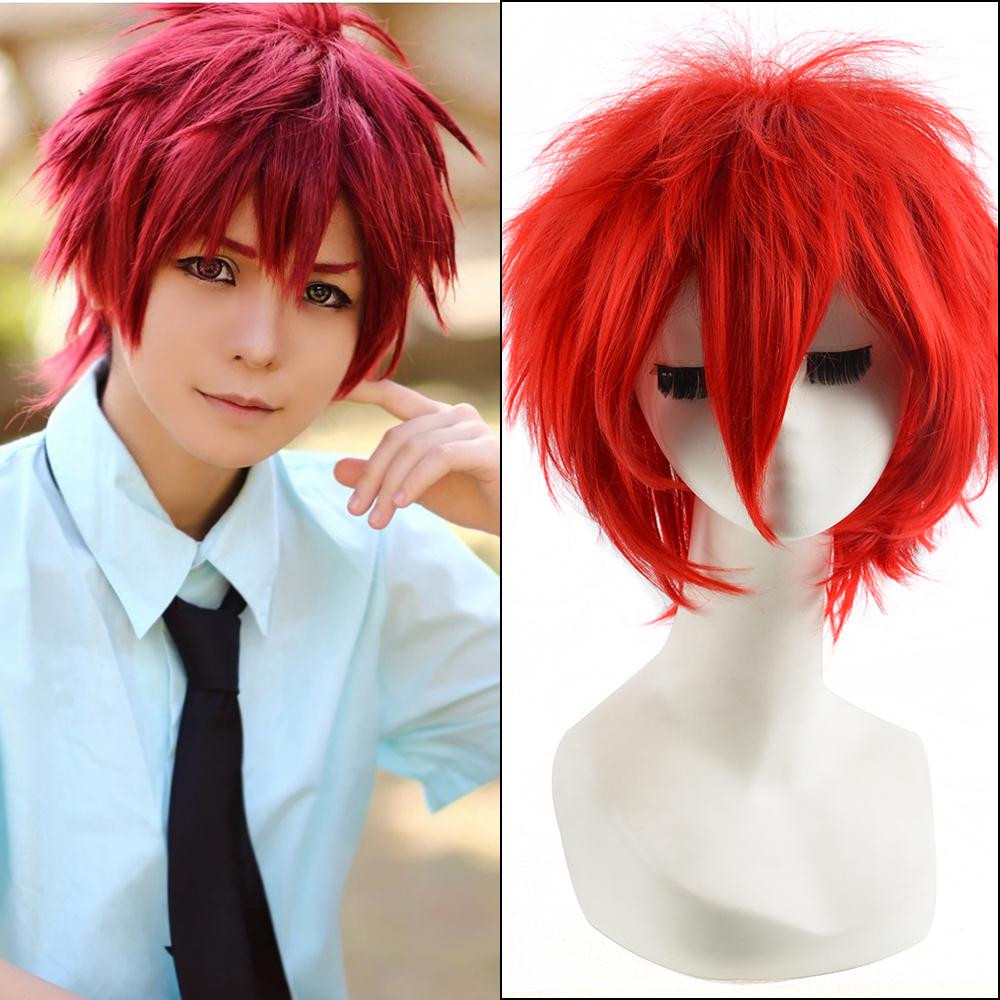 Anime Bob Hairstyle
 32cm Red Short Straight Haircuts Anime Akashi Seijuro