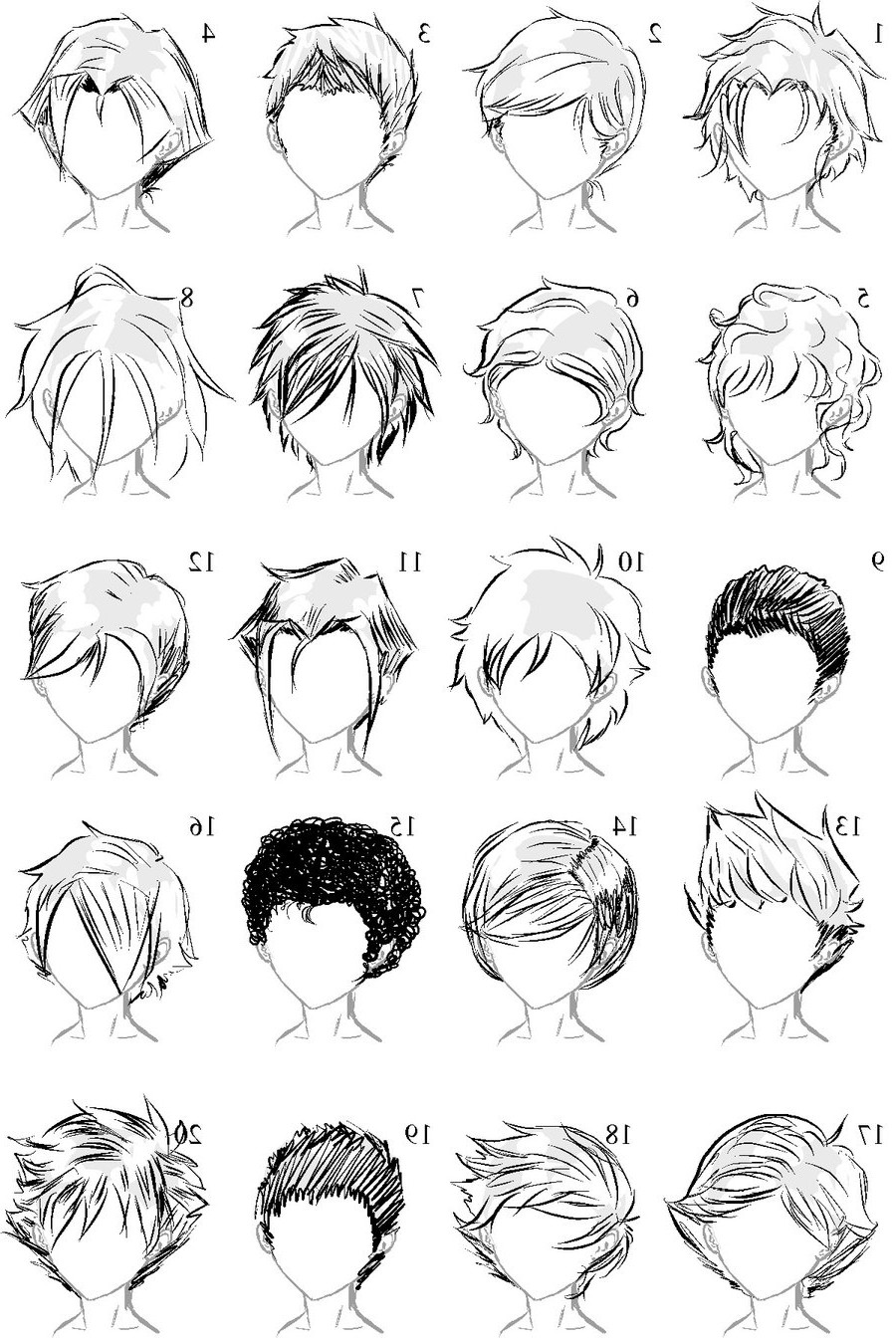 Anime Boy Hairstyles
 Male Anime Hairstyles Drawing at PaintingValley