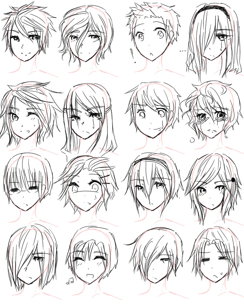 Anime Boy Hairstyles
 Boy Hairstyles Drawing at GetDrawings