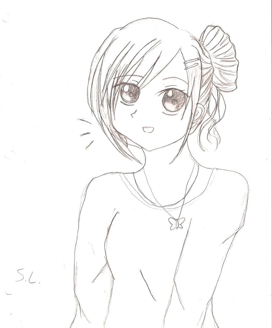 Anime Buns Hairstyle
 bun bun hairstyle anime girl by kuroprincesss12 on DeviantArt