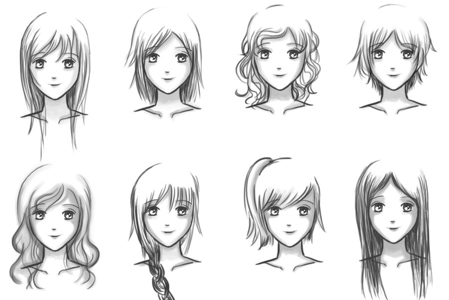 Anime Cute Hairstyles
 Easiest Hairstyle Anime Hairstyles